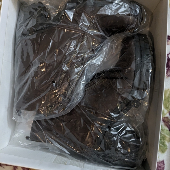 Soda Brown Heeled Boots - Picture 5 of 10